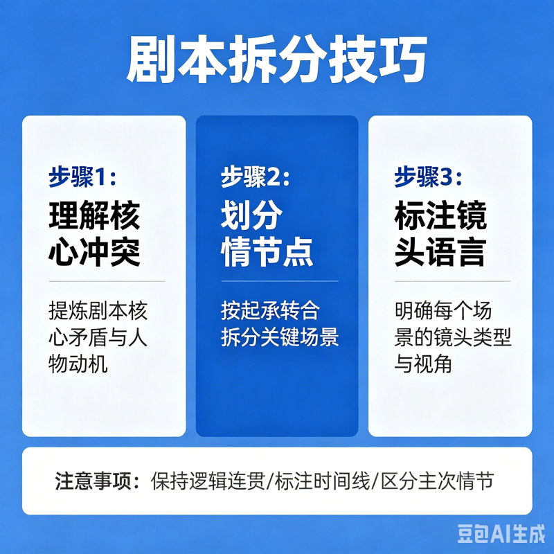 剧本拆分-漫都AIGC训练营