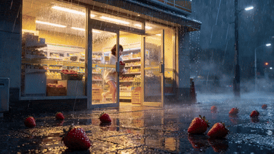 雨夜邂逅 (小倩)-漫都AIGC训练营